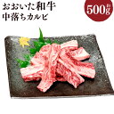 【ふるさと納税】おおいた和牛 中落ちカルビ 約500g 牛肉 お肉 肉 和牛バラ肉 希少部位 中落ち 国産 4等級以上 冷凍 豊後大野市 送料無料