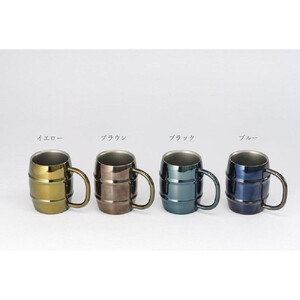 ORORU樽型マグカップ 380ml ブルー