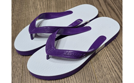 アート島ぞうり＜紫＞