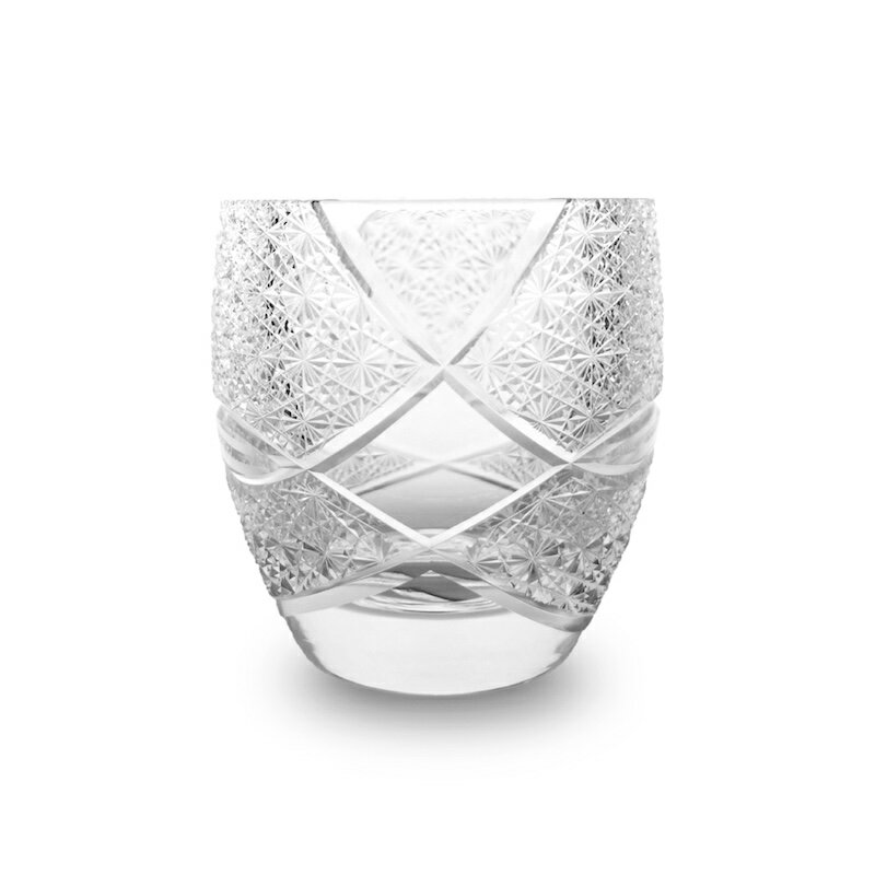 【ふるさと納税】浅草切子 KANA KURITA「オールド円」木箱入り 透き/エメラルド/青紫/青藍 切子 花切子 切子ガラス ガラス工芸 グラス ガラス コップ 手作り ぐい呑み 家飲み 酒器 ハンドメイド 手作り ギフト 贈答 プレゼント