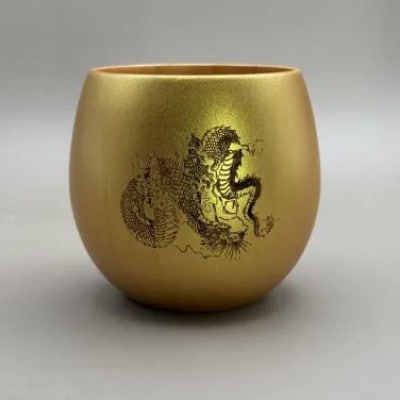 コーヒーカップ 金龍・銀龍 　2個セット(桐箱入り)【1661700】