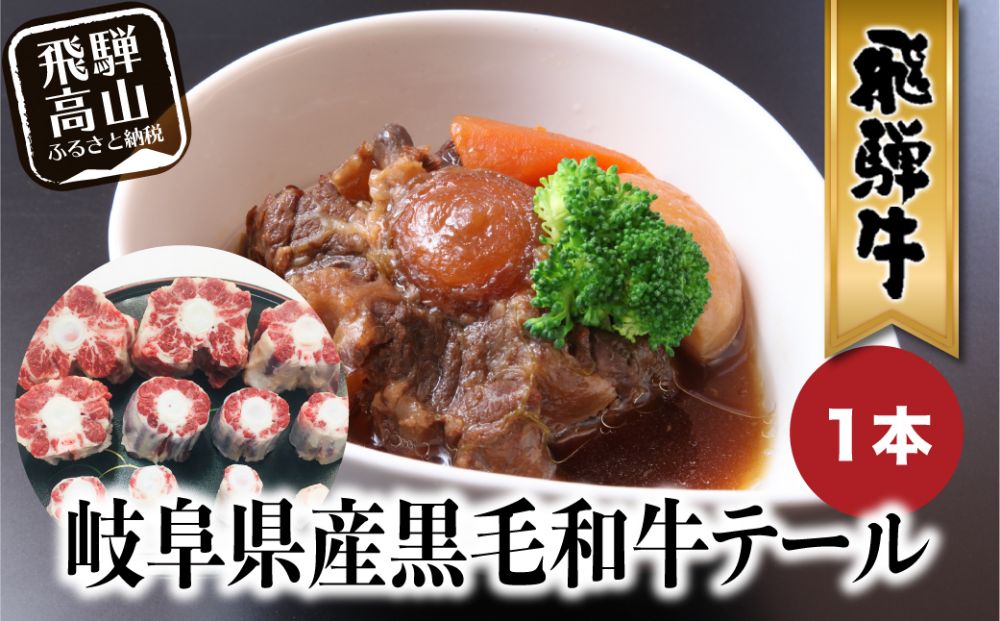 岐阜県産黒毛和牛テール 1本 | 牛 牛肉 和牛 黒毛和牛 テール スープ 煮込み 牛テール シチュー 飛騨高山 天狗総本店 BP016