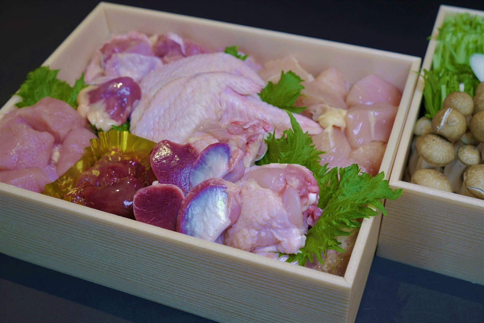 播州百日鶏丸ごと一羽セット　野菜セット