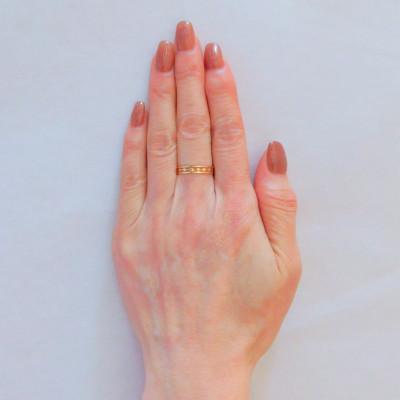 ふるさと納税 山梨県 K10YG Fidel リング(サイズ4.5号) |  | 03