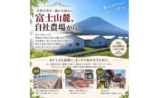 【訳あり】富士山麓の自然の恵み　山梨県のブランド豚!富士ヶ嶺ポーク豚肩ローススライス200g×20P　合計4kg