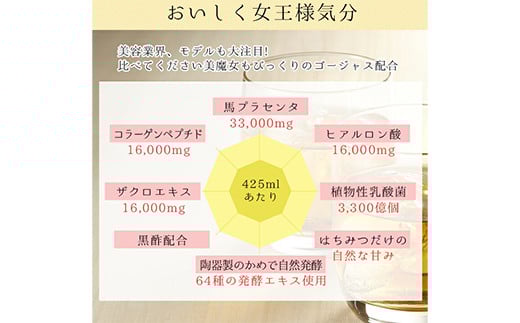 女王様の酵素液 (50袋セット) 酵素液 小分け ザクロ はちみつ ヨーグルト 炭酸水 牛乳 豆乳 飲料 F20E-796