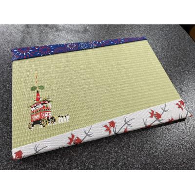ふるさと納税 与謝野町 刺繍入りミニ畳(鉾)　おしゃれな和風インテリア　京都のおみやげ・プレゼント　マウスパッドにも