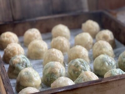 信州名物 おやき 10個｜唐木製菓の手作りおやき薄皮、具材たっぷり!5種10個入り