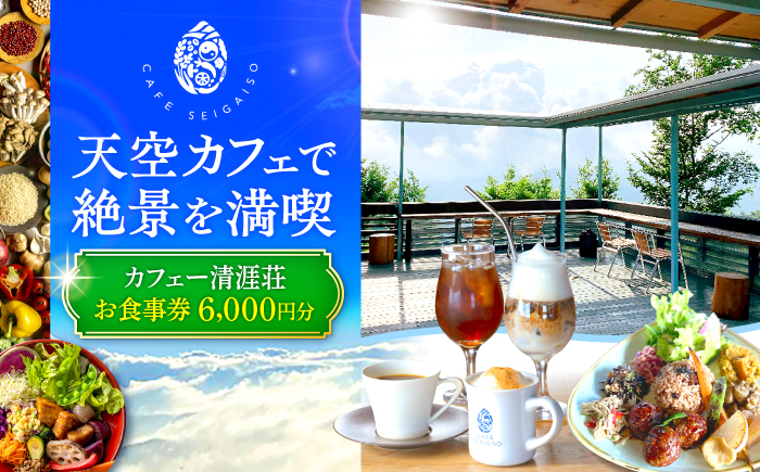 
            カフェー清涯荘 SEIGAISO お食事券 6,000円分 瑞浪市 [AZBI001]
          