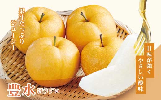 【先行予約】高知県土佐市産 梨（豊水）約2kg 5～6玉 〈2026年8月下旬頃～9月中旬頃発送〉 ほうすい なし ナシ 2キロ 国産 フルーツ 果物 くだもの デザート スイーツ 旬 甘い 果汁たっ