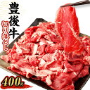 【ふるさと納税】【お試し】豊後牛 切り落とし 約400g 豊後牛 牛肉 霜降り 小分け 和牛 お肉 国産 九州産 大分県産 九重町産 冷凍 送料無料