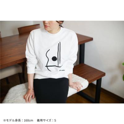 ふるさと納税 尼崎市 ギターストラップ専門店708worksのオリジナルスウェット【ホワイトBK:XXLサイズ】 |  | 02