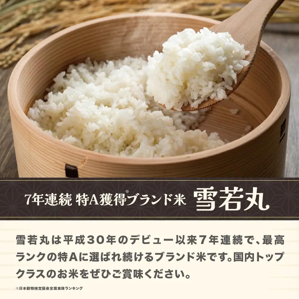 新米 令和8年産 玄米 雪若丸 10kg ja-ywgxb10
