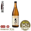 【ふるさと納税】【選べる容量・本数】天山 特別純米酒 1本 or 2本（ 720ml / 1.8L ）【白木酒店】 [HAQ028]