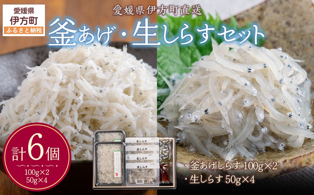 【網元直送】釜あげ・生しらすセット IKTB031