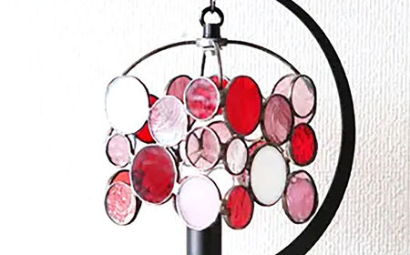 ステンドグラスのテーブルランプ チビ ベリー / ランプ オリジナル ギフト / 瀬戸市 / Ｎｉｊｉｉｒｏ　Ｌａｍｐ[BBAD047]