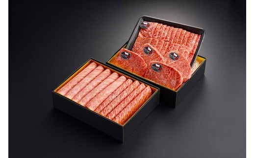 やまぐち和牛燦 豪華満喫セット(ももスライス400g、肩ローススライス400g、うで焼肉400g、希少部位ステーキ500g）肉 牛肉 和牛 黒毛和牛 やまぐち和牛燦 すき焼き もも 肩ロース うで ロース スライス ステーキ F6L-969