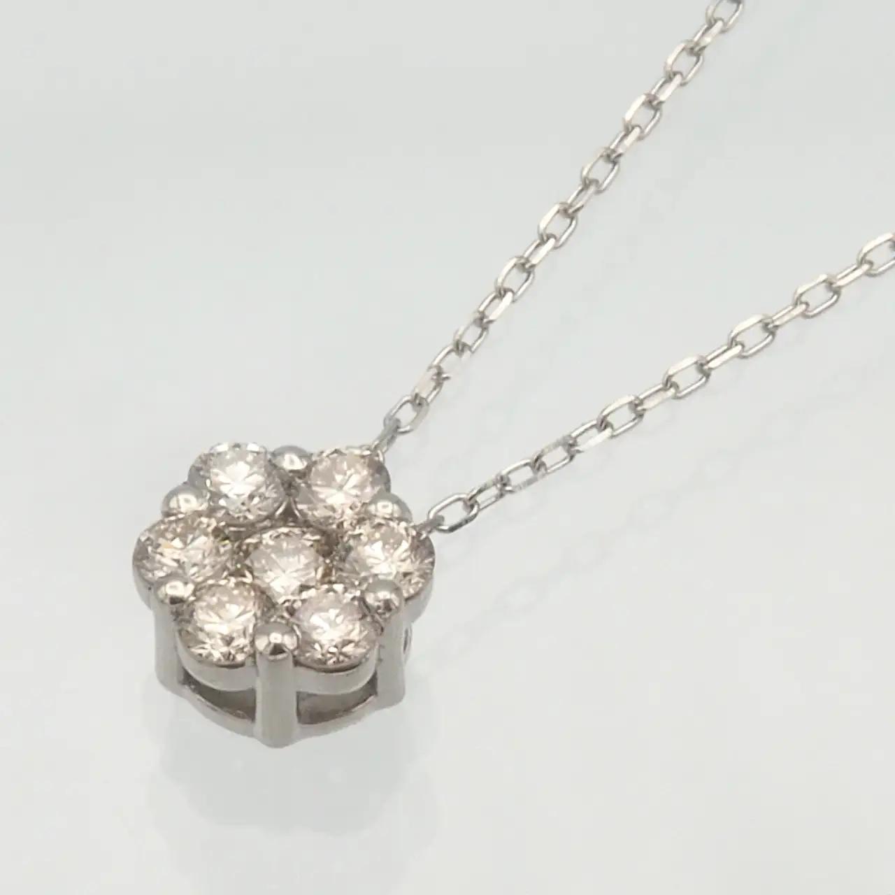 PT900/PT850 0.30ct ダイヤモンド ペンダントネックレス　HH-019716 SWBT004-PT