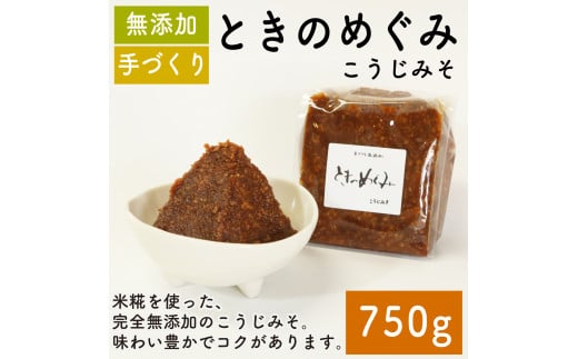 味噌 ときのめぐみこうじみそ 750g 調味料 ギフト 贈答 プレゼント みそ 徳吉醸造 愛知県 南知多町 人気 おすすめ