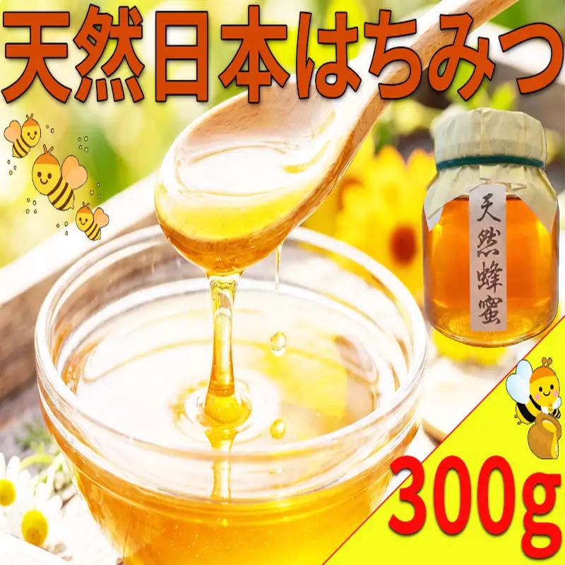 日本はちみつ 国産 天然 蜂蜜 300g 日本ミツバチ 【 蜂蜜 】