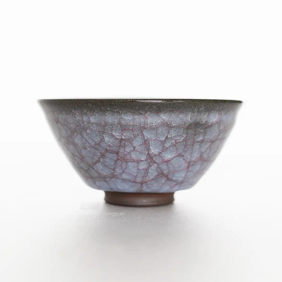 【氷裂貫入青瓷】抹茶茶碗 （小野寺裕司 作） 径13.1cm×高さ6.7cm