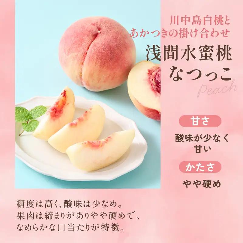 桃 なつっこ 秀品 約2kg 5～9玉 果物 桃 フルーツ