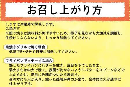 (05103)厳選醤油のブリの照り焼き