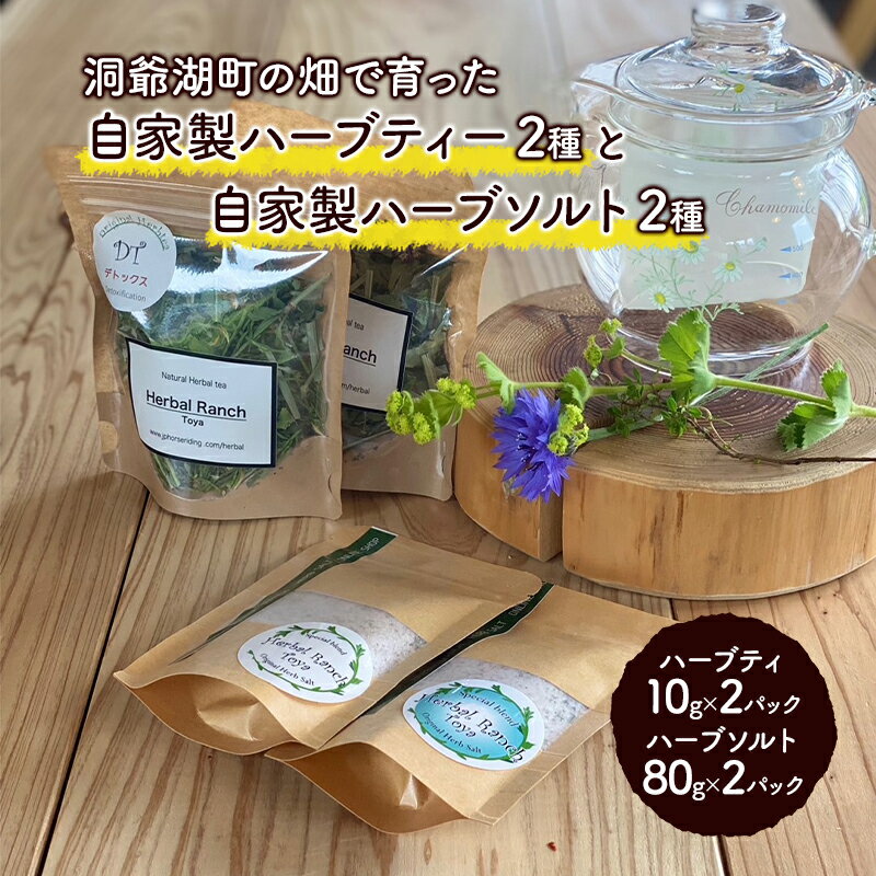 【ふるさと納税】オリジナルハーブティー＆ハーブソルトセット　加工食品