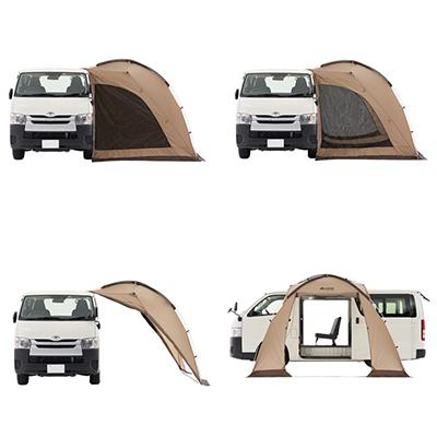 ふるさと納税 城陽市 Tradcanvas ハイタイプカーサイドオーニング アウトドアや車中泊で活躍!　71202000 |  | 02