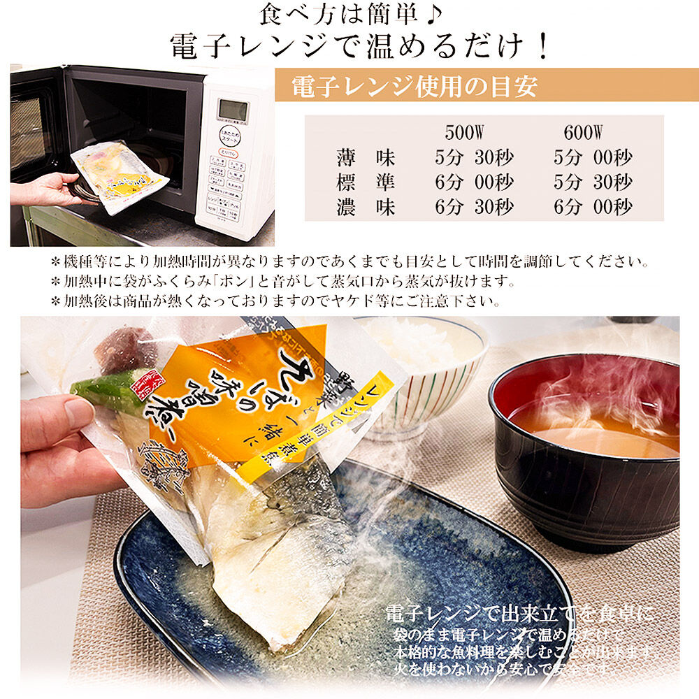 レンジで簡単！閖上海鮮西京漬け＆煮魚セット 8種 (銀たら 目鯛 ぶり 銀鮭 金目鯛 目鯛 かれい さば) [レンジで温めるだけ 調理簡単]