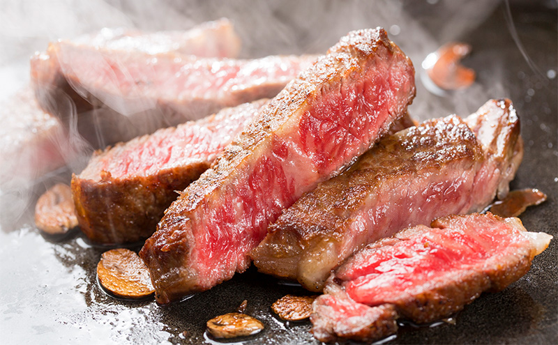 三田牛　厚切りロースステーキ約270ｇ×３枚 & すき焼550ｇ