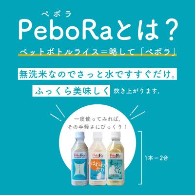 ふるさと納税 五所川原市 Pebora 青森県産無洗米セット(青天の霹靂、まっしぐら、はれわたり) 2合(300g)×5本 |  | 01