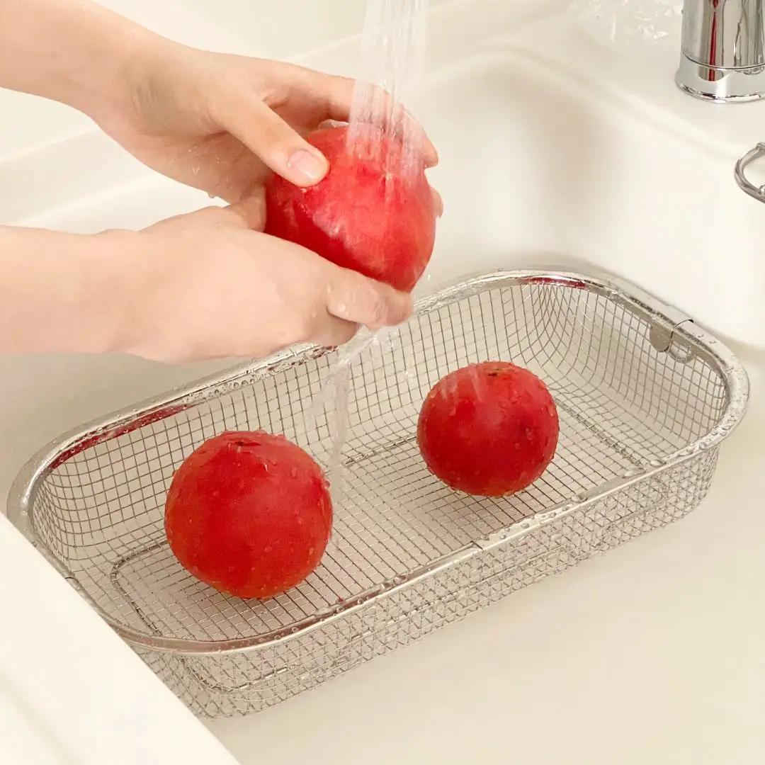 すっきり暮らすセット（浅型+マット+ジャグボトル） 水切りかご ステンレス 食洗機対応 燕三条製 [ビーワーススタイル] 【020S105】