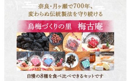 日本唯一！烏梅職人手づくり 七百年の伝統 本物梅づくし（梅）味比べ8点セット　梅　鳥梅　梅干し　手作り　無添加　梅　鳥梅　梅干し　手作り　無添加　梅　鳥梅　梅干し　手作り　無添加　梅　鳥梅　梅干し　手