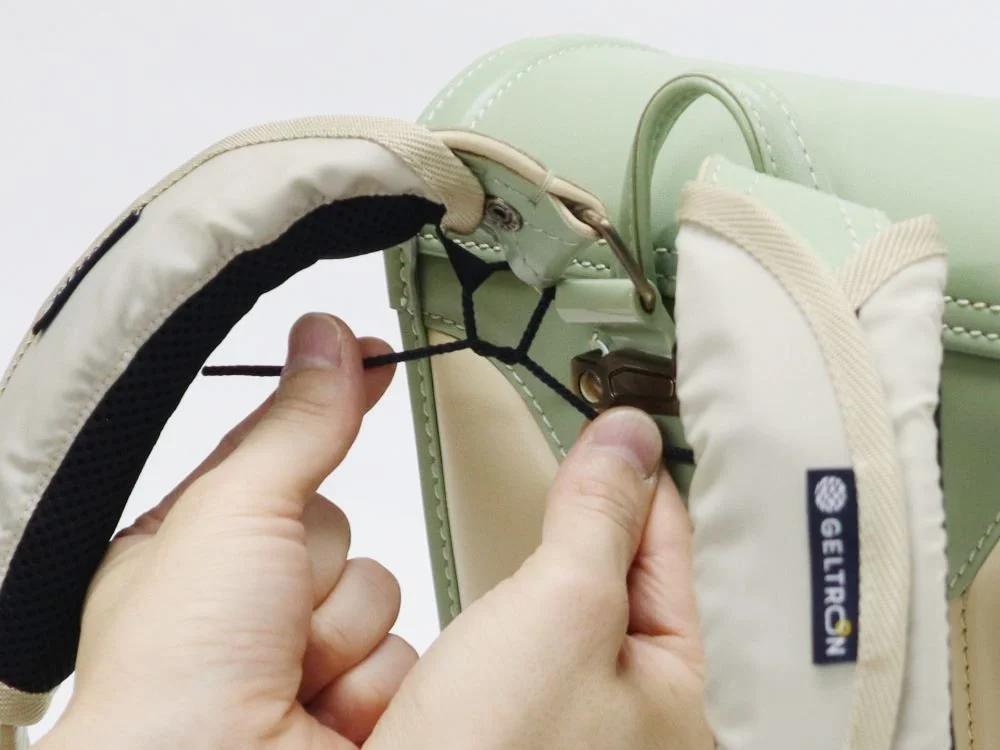 ジェルトロン ランドセル用ショルダーパッド　＃ブラック