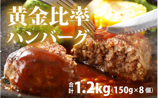 
黒毛和牛入りハンバーグ 約150g×8個 [A-015007] 【ハンバーグ 和牛 牛肉 調理レシピ付き 肉のカワグチ 冷凍】
