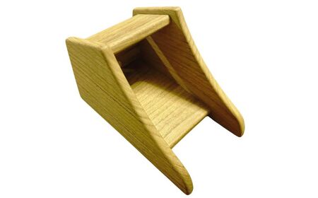 決済端末カバー　天然木