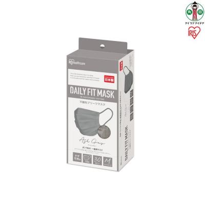 ふるさと納税 角田市 DAILY　FIT　MASK ふつうサイズ 30枚入×3箱 PN-DC30MAG アッシュグレー