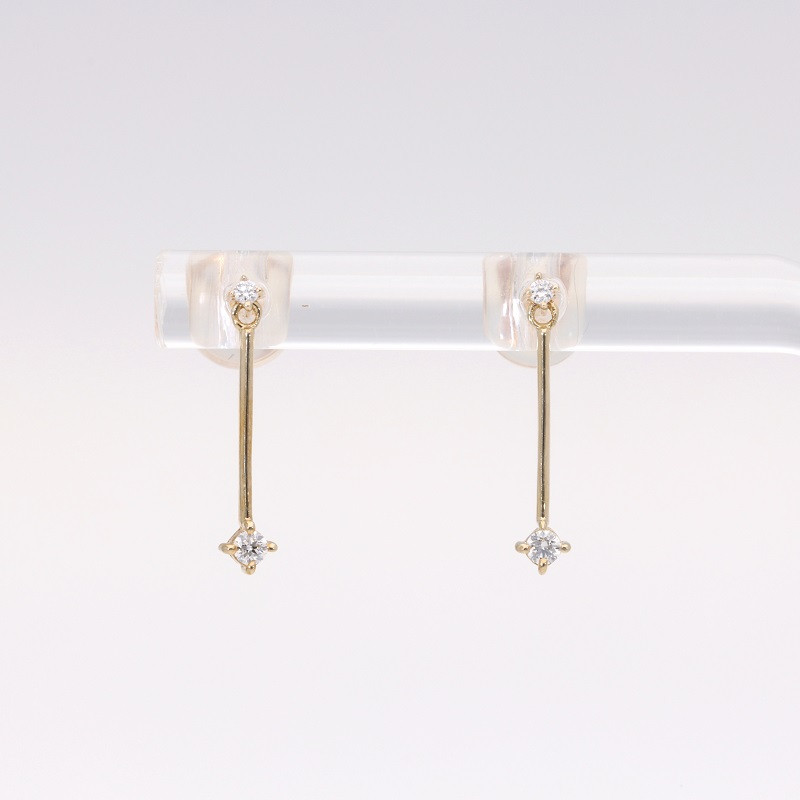 
                  AQ-299　LB-67　KeriA K10　ラボグロウン　ダイヤモンド　ピアス　アクセサリー　ジュエリー　プレゼント　スタッド　
                