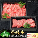 【ふるさと納税】【全6回定期便】 特選 壱岐牛 切り落とし（900g）＆すね肉（500g）《壱岐市》【太陽商事】[JDL104] 牛肉 切り落とし 薄切り すき焼き しゃぶしゃぶ カレー シチュー 煮込み 定期便 186000 186000円 18万円 冷凍配送