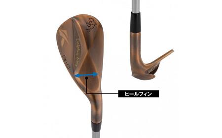 ゴルフクラブ ウエッジ【ロフト角58°】ドルフィンウェッジ  DW123 カッパーメッキ カーボンメンズ キャスコ kasco
