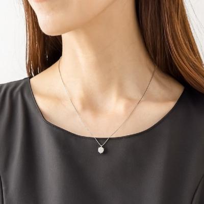 ふるさと納税 甲府市 大粒1カラット1粒ダイヤモンドペンダント天然ダイヤモンド1ct pt900 DNCPT1001-9 |  | 03