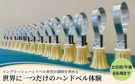 柏市発・世界に1つだけのハンドベル体験（土日祝・午後・6名様まで） 〈 音楽体験 チケット ふるさと納税 〉