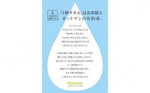 【ギフト包装対応】【グレー】ホットマン1秒タオル　大判バスタオルギフト ／ 高い吸水性 上質 綿100％ 埼玉県