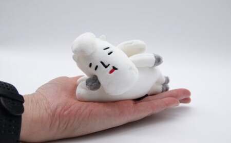 ぬいぐるみ(寝転び) 140mm /長野県白馬村