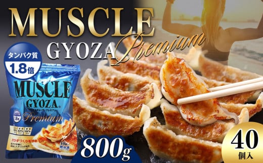 【定期便12回】MUSCLE GYOZA PREMIUM　～マッスルギョーザプレミアム～　冷凍餃子40個入り1袋 | 餃子 ギョーザ 高タンパク 低糖質 低脂質 低カロリー マッスルギョーザ 長野県 松本市 信州産 ふるさと納税