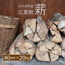 【ふるさと納税】京丹波町産 広葉樹 薪 40cm 20kg 【 薪ストーブ キャンプ ソロキャンプ ストーブ 焚き火 焚火 たき火 暖炉 】 ※北海道・東北・沖縄・その他離島は配送不可