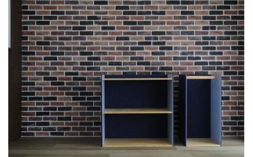 [知育にも役立つ] キッズ用クローゼット (ネイビー) [0284]