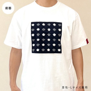 風のおくりものＴシャツ・白（男女兼用サイズ）XS～XL_風のおくりものＴシャツ・白（男女兼用サイズ）XS～XL 〔Qk009〕