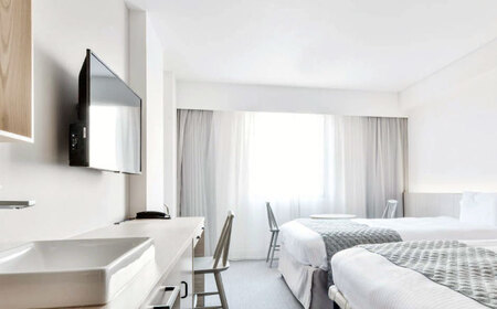 『ベッセルホテル福山』ペア宿泊券（コンフォートツインルーム）朝食付き 広島県福山市/株式会社ベッセルホテル開発 ベッセルホテル福山  ツインルーム 宿泊券 招待券 朝食付き ペア宿泊 駐車場無料 添い